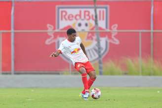 Dereck Felipe, jogador do time sub-15 do Red Bull Bragantino. 