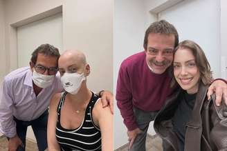 Fabiana Justus compartilhou fotos do começo e do fim de seu tratamento contra a leucemia em postagem celebratória no Instagram