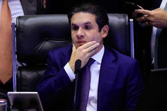 O presidente da Câmara, deputado Hugo Motta, diz que STF deve manter validade da Lei da Dosimetria