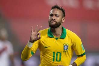 Neymar em jogo pela Selecao brasileira 