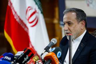 Ministro das Relações Exteriores do Irã, Abbas Araqchi, em Nova Délhi
 15 de maio de 2026    REUTERS/Adnan Abidi