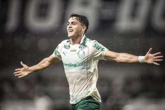 Ramon Sosa (Palmeiras) celebrando seu gol contra o Remo, no dia 10.05.2026. 