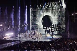 Parov Stelar se apresenta durante o ensaio geral da Grande Final do Festival Eurovision de 2026, em Viena, Áustria, em 15 de maio de 2026. REUTERS/Lisa Leutner