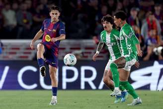 Fermin Lopez na vitória do Barcelona contra o Betis