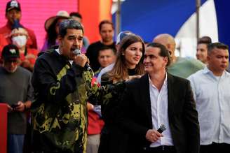 Maduro e Saab participam de evento em Caracas
23 de janeiro de 2024
REUTERS/Leonardo Fernandez Viloria