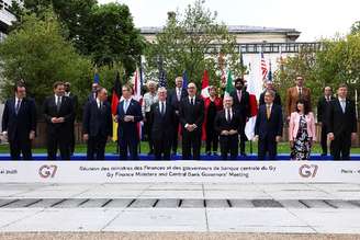 Reunião dos ministros das Finanças e presidentes dos bancos centrais do G7 em Paris
 18 de maio de 2026. REUTERS/Tom Nicholson