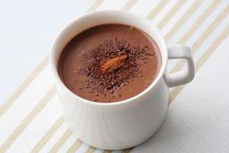 chocolate quente funcional.