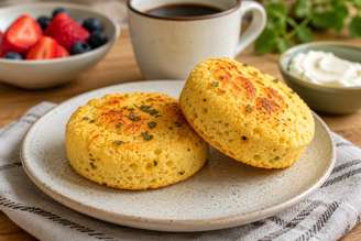 pãozinho de cuscuz de minuto;