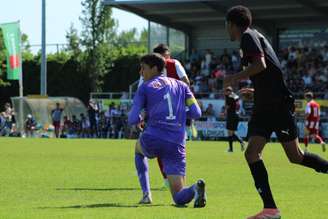 Rafael, goleiro do time sub-19 do Red Bull Bragantino. 