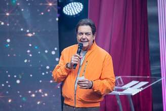 Faustão quando apresentava o programa 'Faustão na Band'.