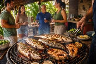 Peixes preparados na churrasqueira ganharam espaço em almoços, restaurantes e até em churrascos tradicionais. Algumas espécies chamam atenção porque suportam melhor o calor da brasa, mantêm a textura firme e absorvem bem temperos simples, como sal, ervas e limão.
