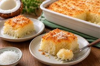 cocada fit de forno.