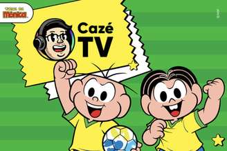 CazéTV traz Turma da Mônica para cobrir a Copa do Mundo 
