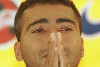 Romário emocionado