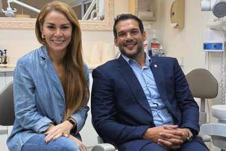 Dentista Gabrielle Freire atendeu o presidente da CBF Samir Xaud 