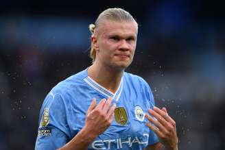 Contra o Arsenal, Haaland tocou apenas 23 vezes na bola e não finalizou a gol 