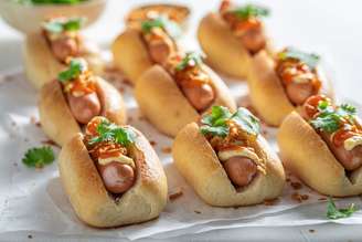 Mini cachorro-quente