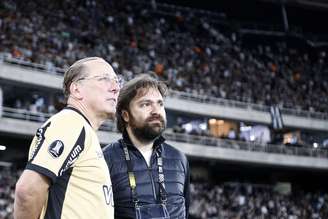 João Paulo Magalhães ao lado de John Textor 