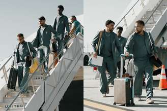 Neymar Jr, Lucas Paquetá e Vini Jr. com o uniforme de Seleção