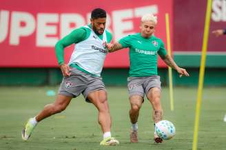 Fluminense em treino no CT Carlos Castilho