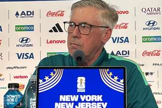 Carlo Ancelotti falou sobre medo antes da estreia do Brasil 