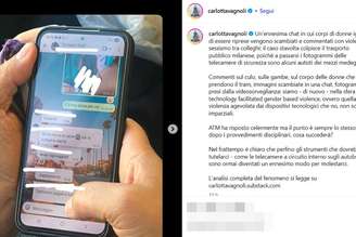 Imagens captadas por câmeras dos bondes mostram partes íntimas de mulheres