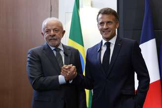 Lula e Macron conversaram em Évian-les-Bains nesta segunda