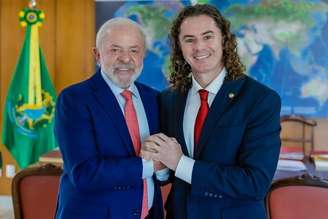 Luiz Inácio Lula da Silva e Veneziano Vital do Rêgo em foto publicada no início de 2026