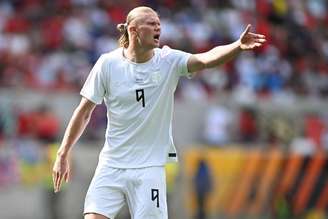 Erling Haaland é o jogador de referência no ataque norueguês.