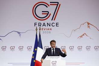 Macron concede coletiva após cúpula do G7 na França