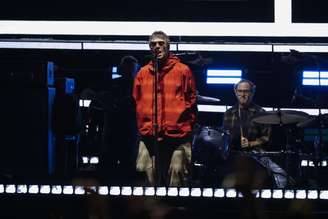 Liam Gallagher durante show em São Paulo, em 22 de novembro de 2025