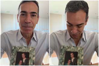 César Tralli emociona ao falar da saudade que sente da irmã