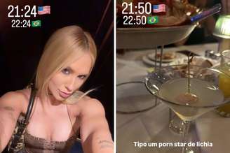 Virginia faz postagens discretas antes de jantar