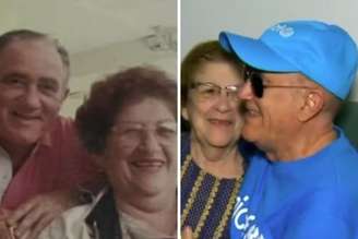 Renato e Maria Ivete posam para fotos
