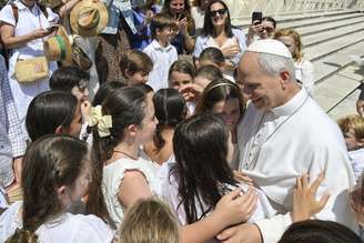Papa durante audiência geral no Vaticano