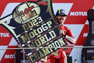 'Pecco' Bagnaia foi campeão da MotoGP pela Ducati em 2022 e 2023