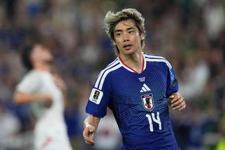 Junya Ito (Japão) celebrando seu gol contra contra a Tunísia, no dia 20.06.2026.