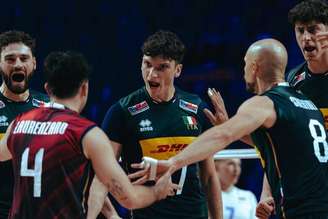 Europeus venceram por 3 sets a 1, com parciais de 25/19, 25/23, 22/25 e 25/23