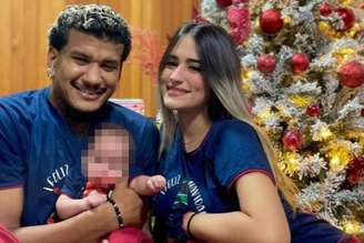 Bello, Andrea e Alana em foto publicada nas redes sociais