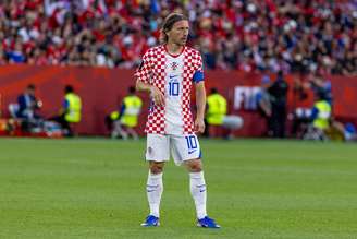 Luka Modric (Croácia) durante jogo contra o Panamá, no dia 23.06.2026. 