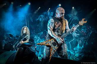 Slayer tocando no Brasil