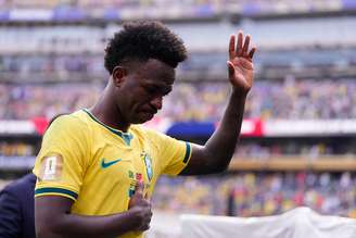 Vinícius Júnior após eliminação do Brasil para a Noruega