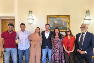 Representantes de Corigliano-Rossano e de São Paulo no fortalecimento da parceria entre as cidades