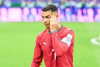 Cristiano Ronaldo em partida contra a Espanha