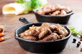 coração de galinha na airfryer.