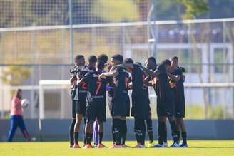 Jogadores do time sub-20 do Red Bull Bragantino. 