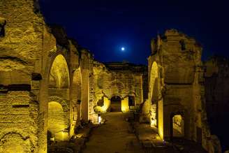 Público poderá visitar Termas de Caracalla à noite de julho a outubro