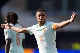 Kylian Mbappé, da França, comemora gol marcado contra o Marrocos nas quartas de final da Copa do Mundo de 2026