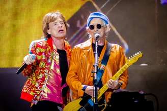 Mick Jagger e Keith Richards (The Rolling Stones) em 2022
