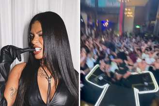 Pocah antes do show | Pocah e suas dançarinas caindo por causa do palco